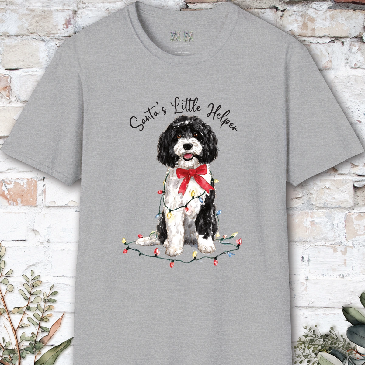 Cockapoo #3 Santa's little helper. unisex T shirt