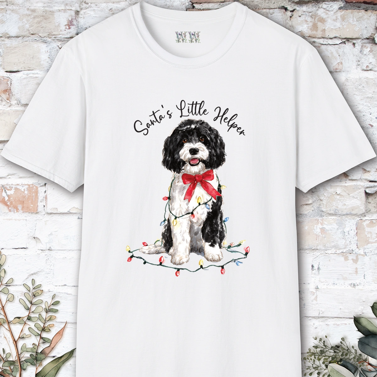 Cockapoo #3 Santa's little helper. unisex T shirt