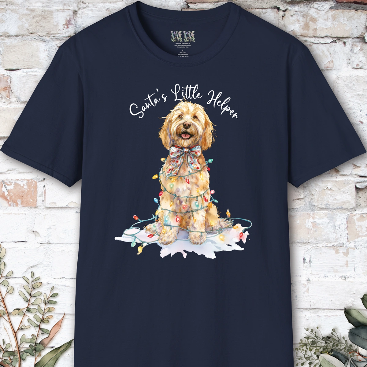 Cockapoo/Cavapoo/Cavoodle #2 Santa's little helper. unisex T shirt