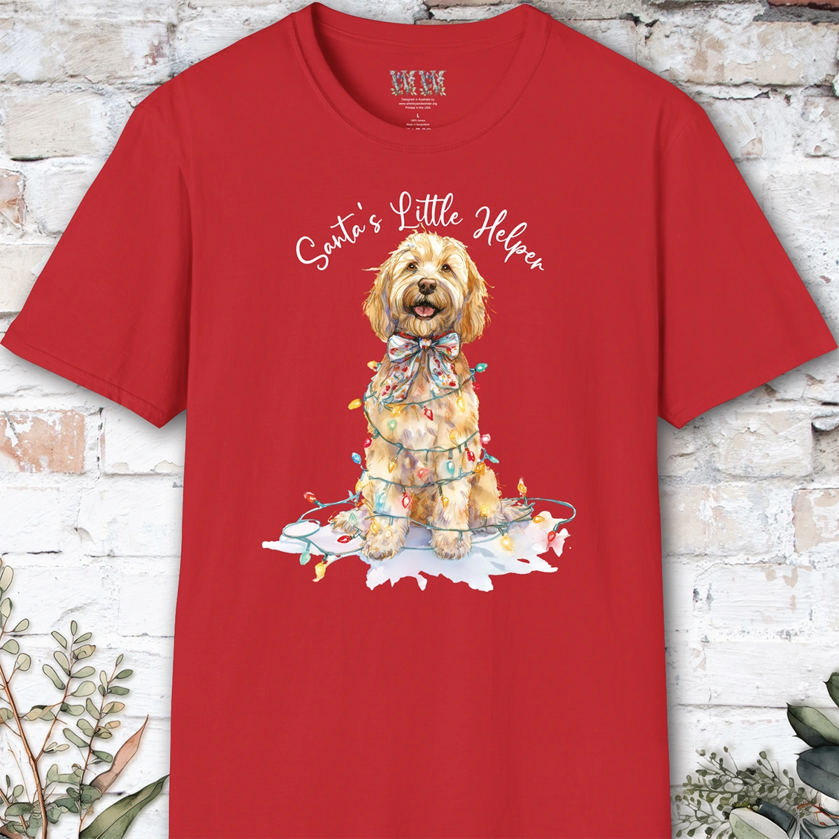 Cockapoo/Cavapoo/Cavoodle #2 Santa's little helper. unisex T shirt