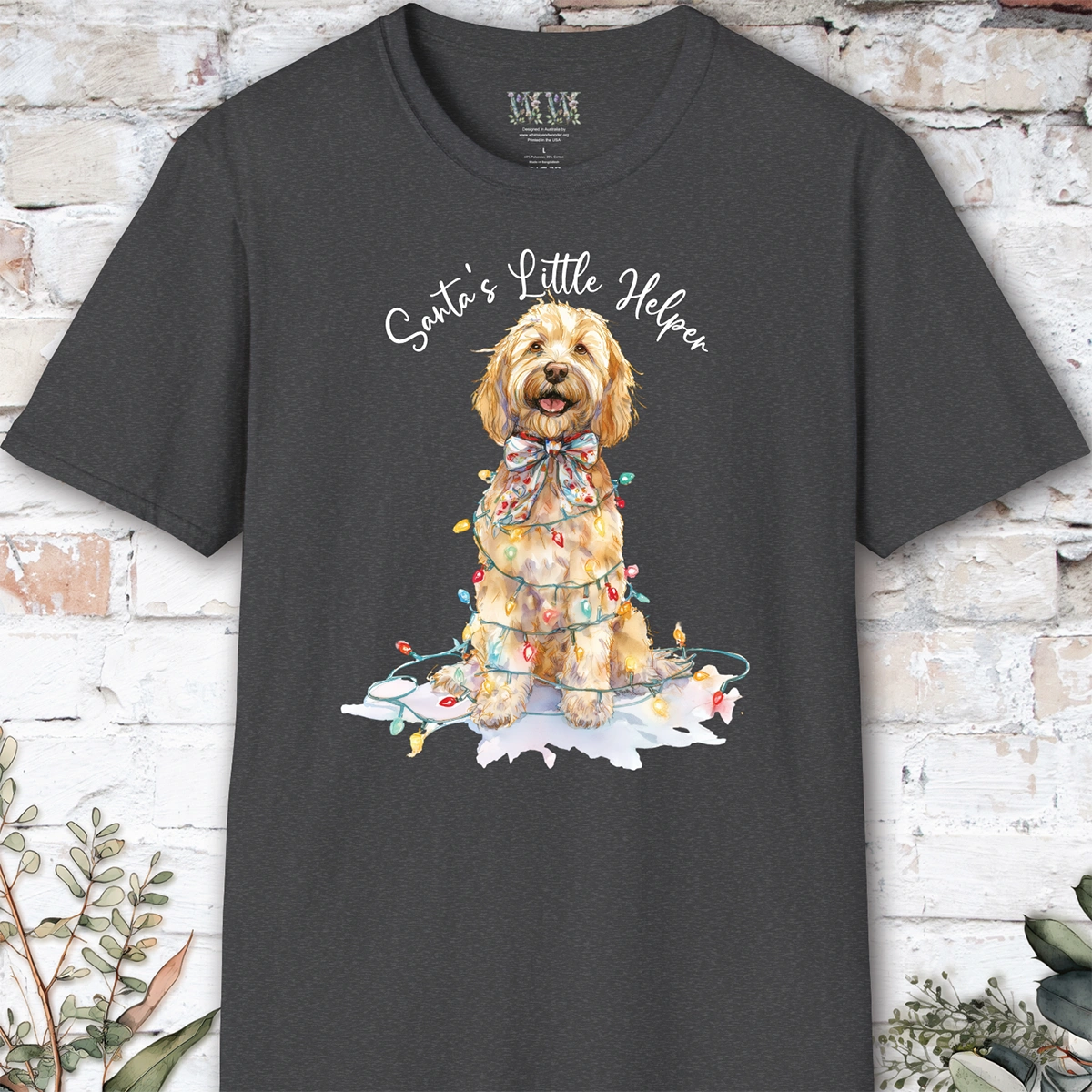 Cockapoo/Cavapoo/Cavoodle #2 Santa's little helper. unisex T shirt
