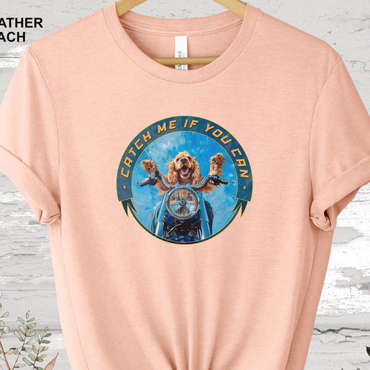 Cocker Spaniel 'Catch me if you can' T shirt