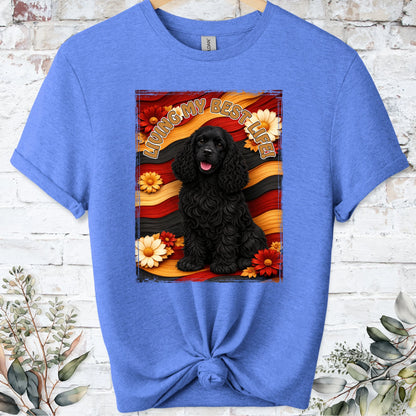 Cocker Spaniel #1, Living my Best Life, Unisex T shirt