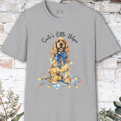 English Cocker Spaniel #2 Santa's little helper. unisex T shirt