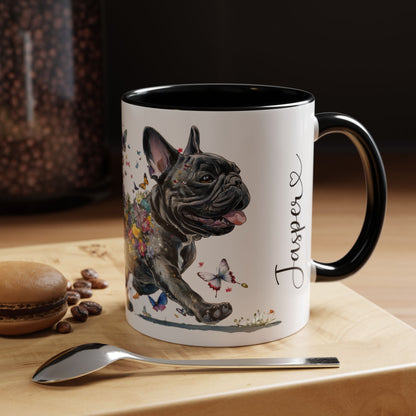 French Bulldog #3 Personalized colourful Mugs, 11oz