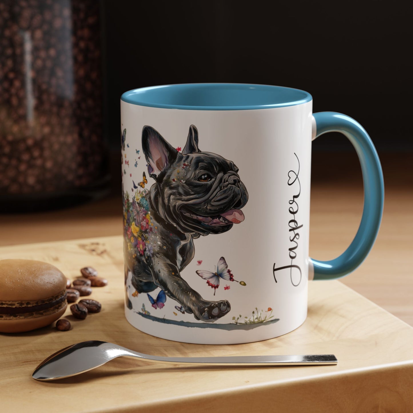 French Bulldog #2 Personalized colourful Mugs, 11oz