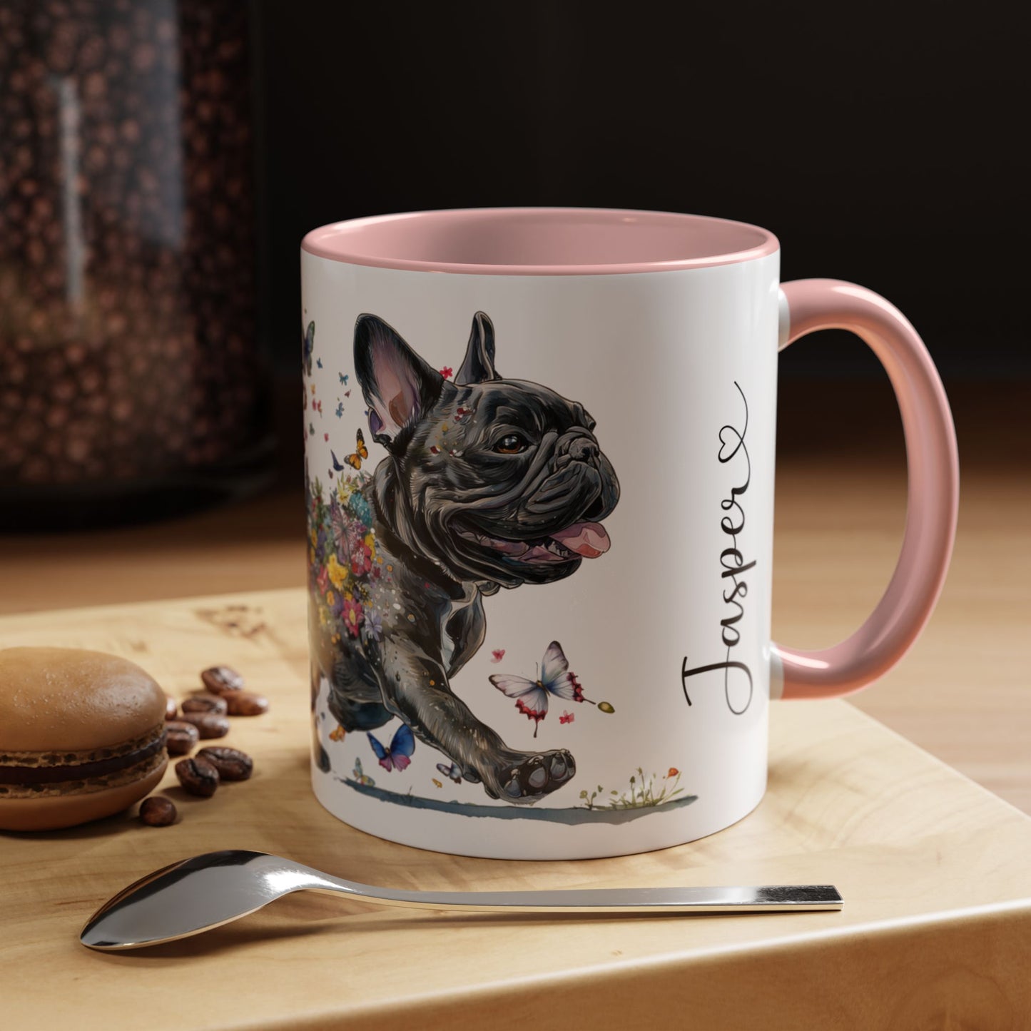 French Bulldog #2 Personalized colourful Mugs, 11oz