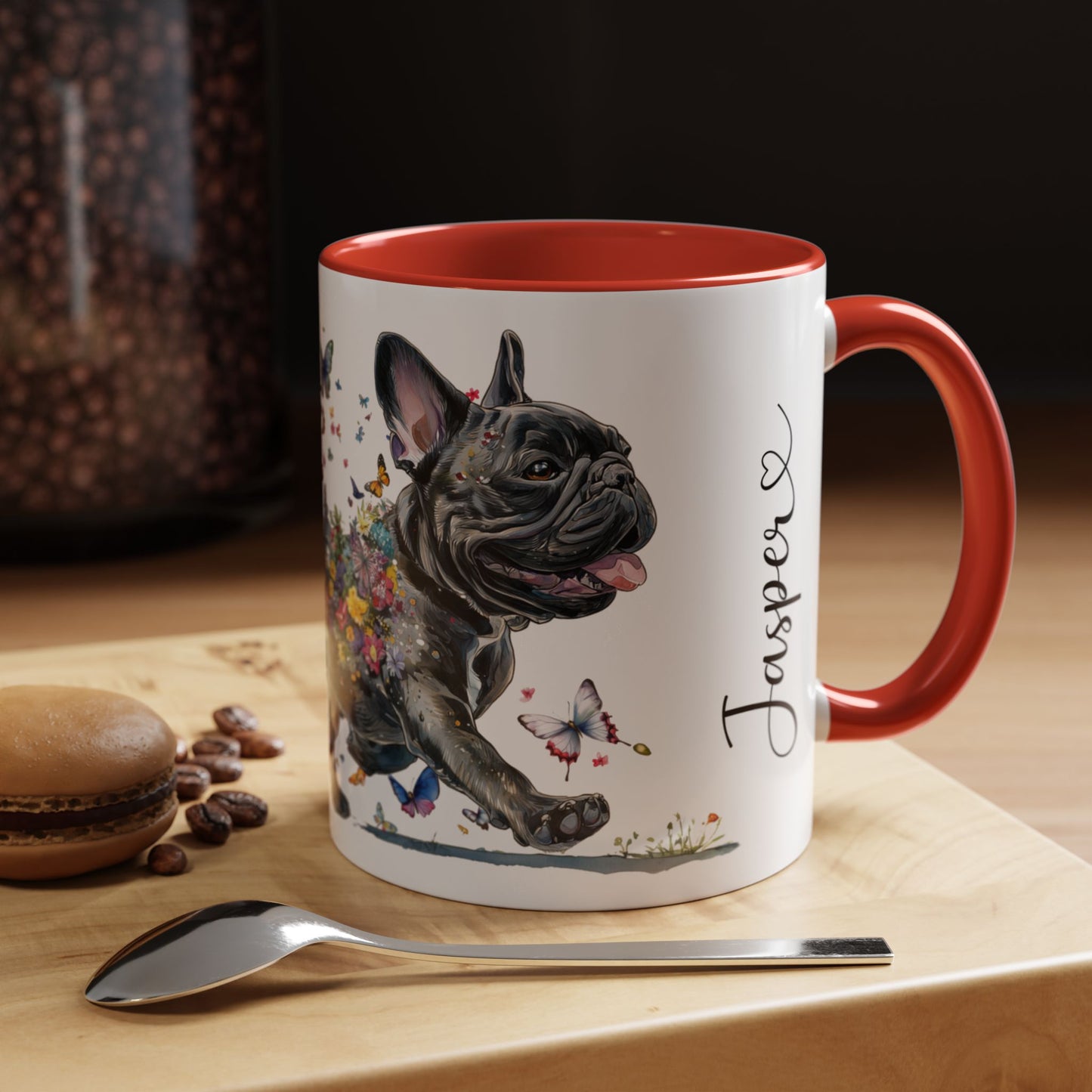 French Bulldog #2 Personalized colourful Mugs, 11oz