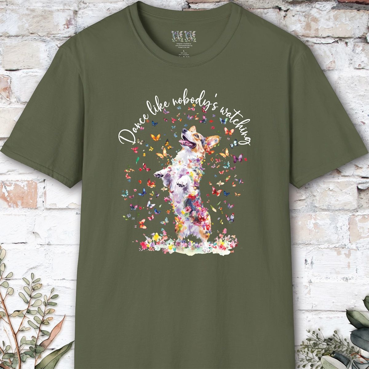 Corgi #1 “Dance like nobody's watching" unisex T shirt