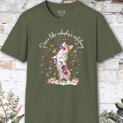 Corgi #1 “Dance like nobody's watching" unisex T shirt