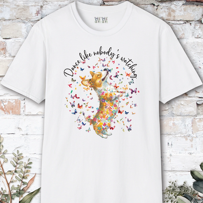 Corgi #2 "Dance like nobody's watching" unisex T shirt