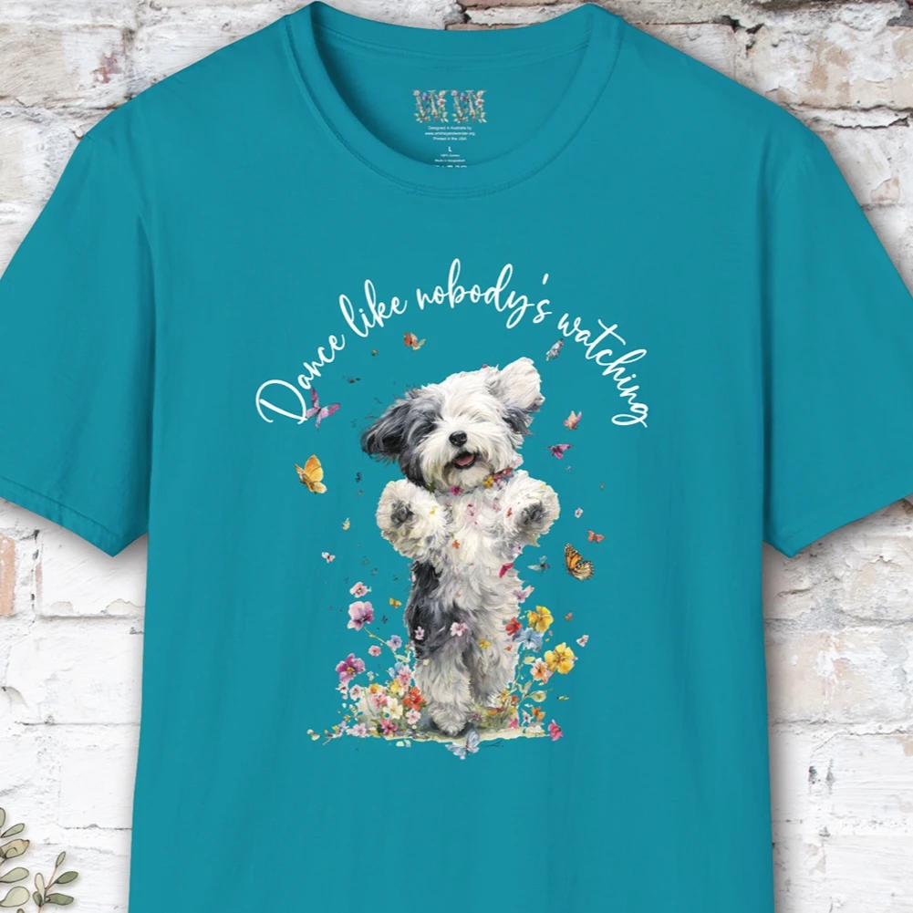Coton De Tulear "Dance like nobody's watching" unisex T shirt