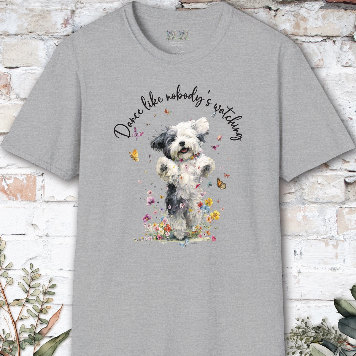 Coton De Tulear "Dance like nobody's watching" unisex T shirt