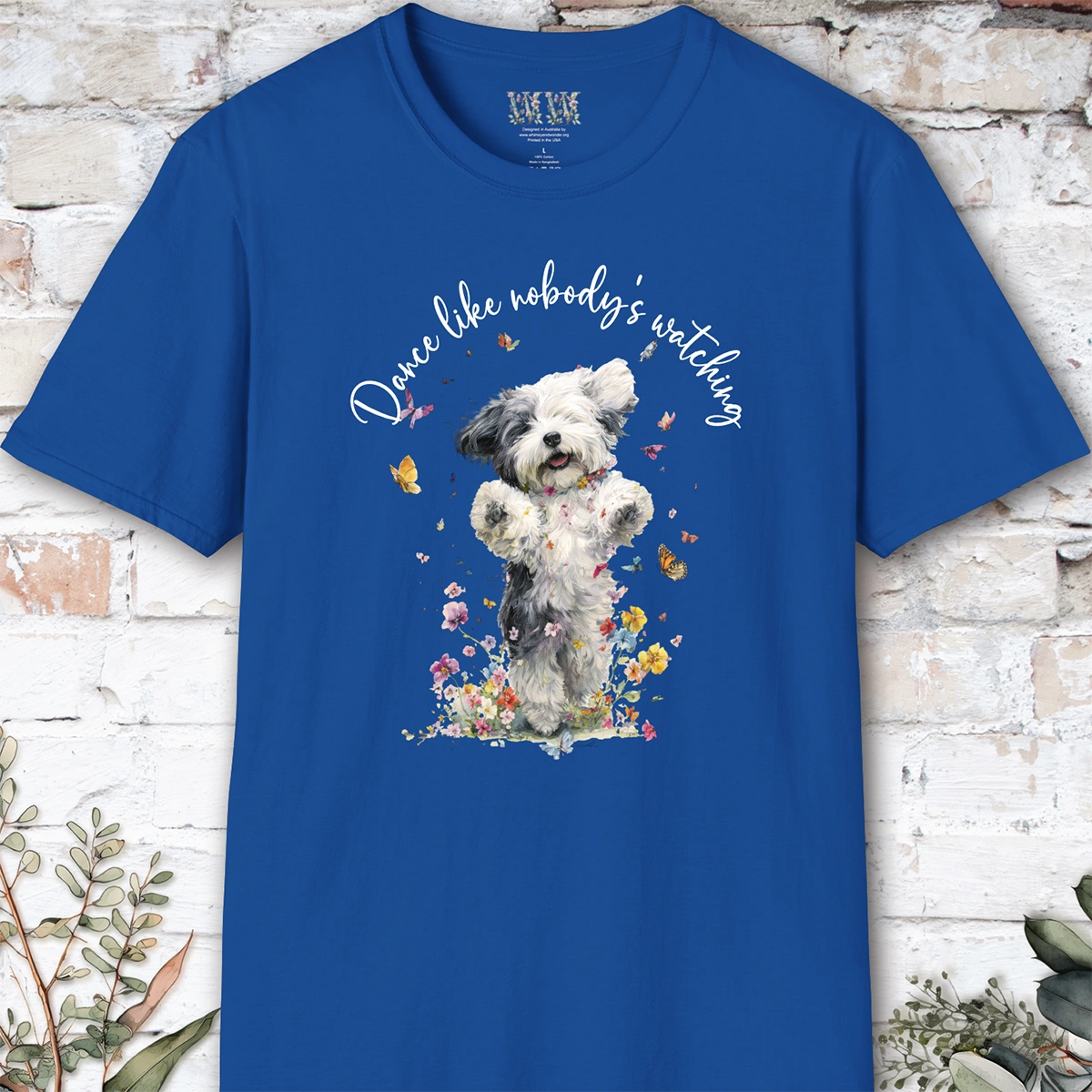 Coton De Tulear "Dance like nobody's watching" unisex T shirt