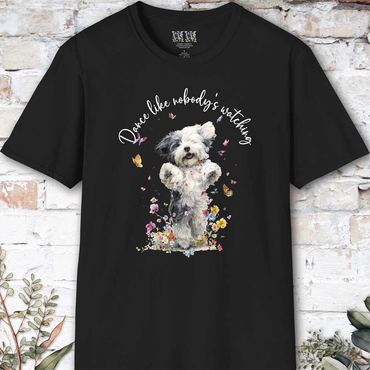 Coton De Tulear "Dance like nobody's watching" unisex T shirt