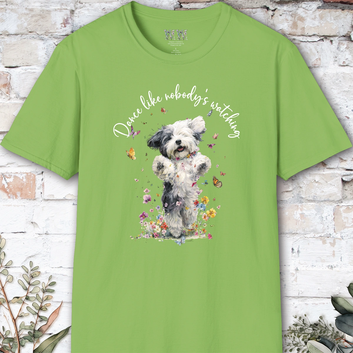 Coton De Tulear "Dance like nobody's watching" unisex T shirt