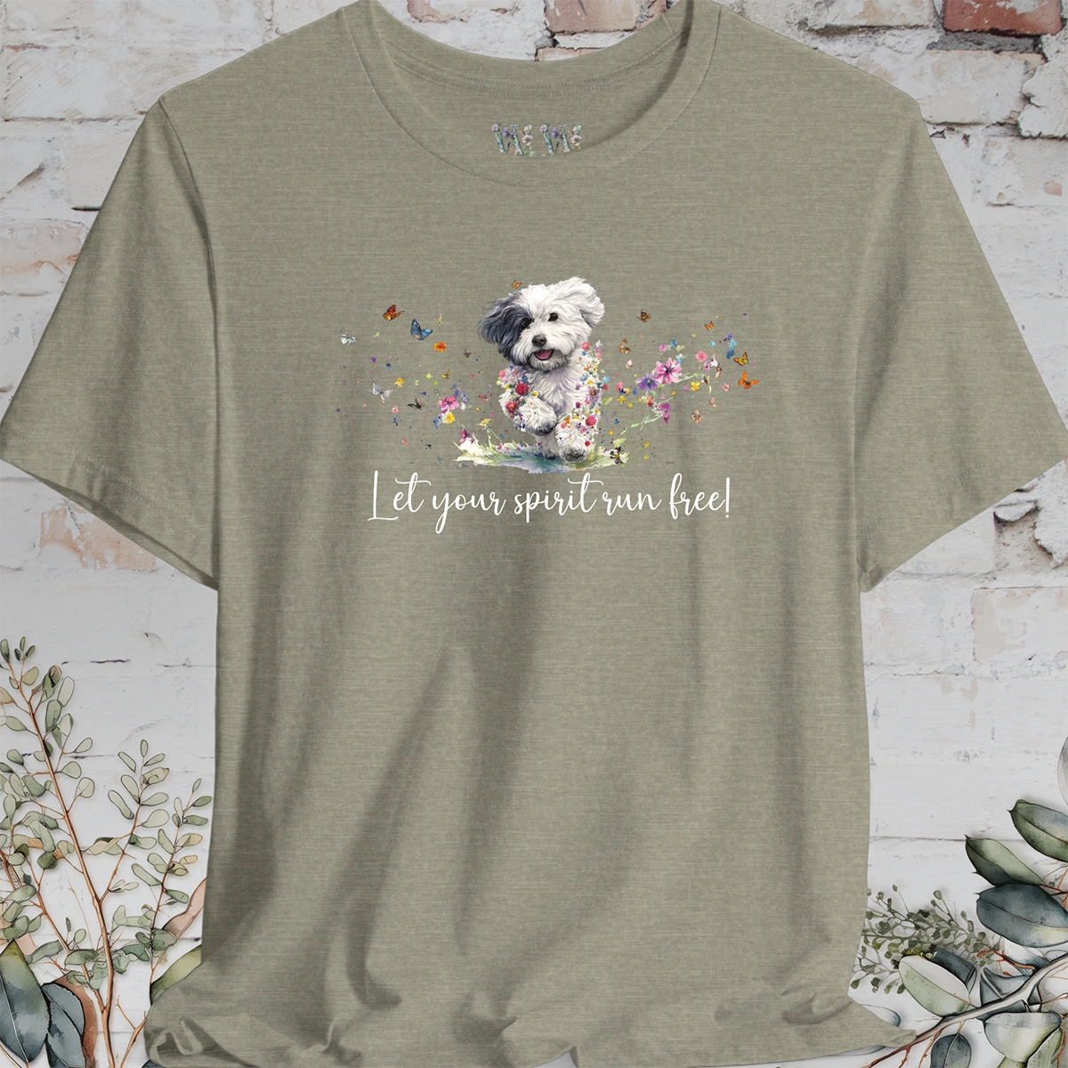 Coton De Tulear 'Let your spirit run free' T shirt