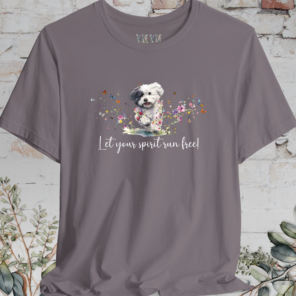 Coton De Tulear 'Let your spirit run free' T shirt