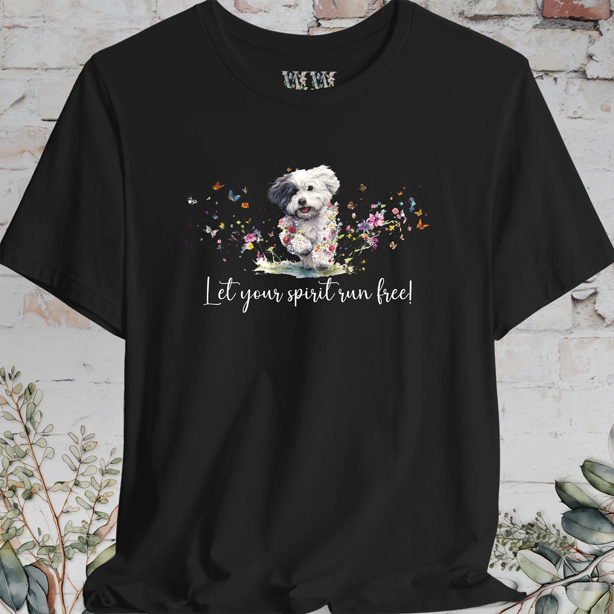 Coton De Tulear 'Let your spirit run free' T shirt