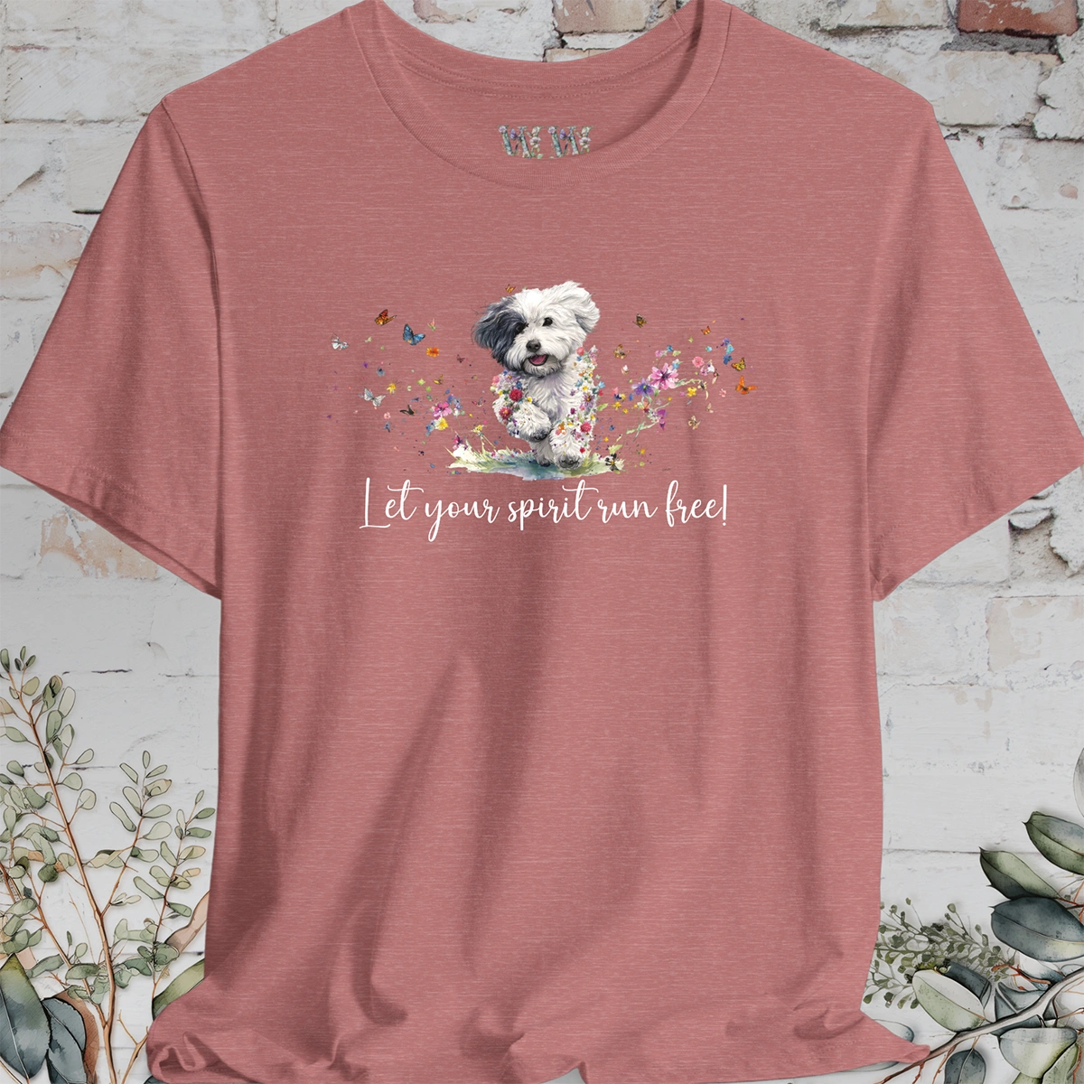 Coton De Tulear 'Let your spirit run free' T shirt