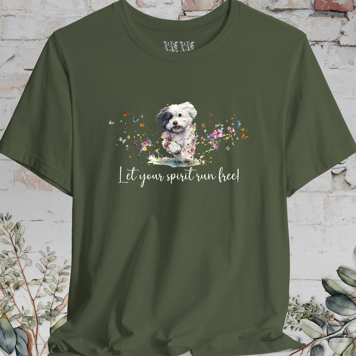Coton De Tulear 'Let your spirit run free' T shirt