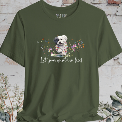 Coton De Tulear 'Let your spirit run free' T shirt