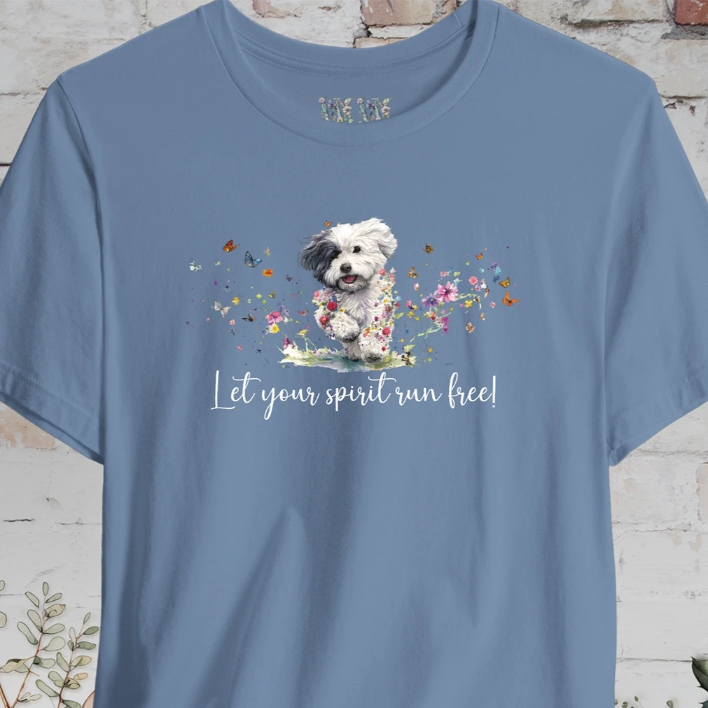 Coton De Tulear 'Let your spirit run free' T shirt