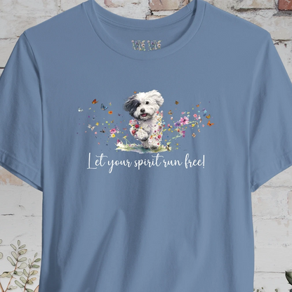 Coton De Tulear 'Let your spirit run free' T shirt