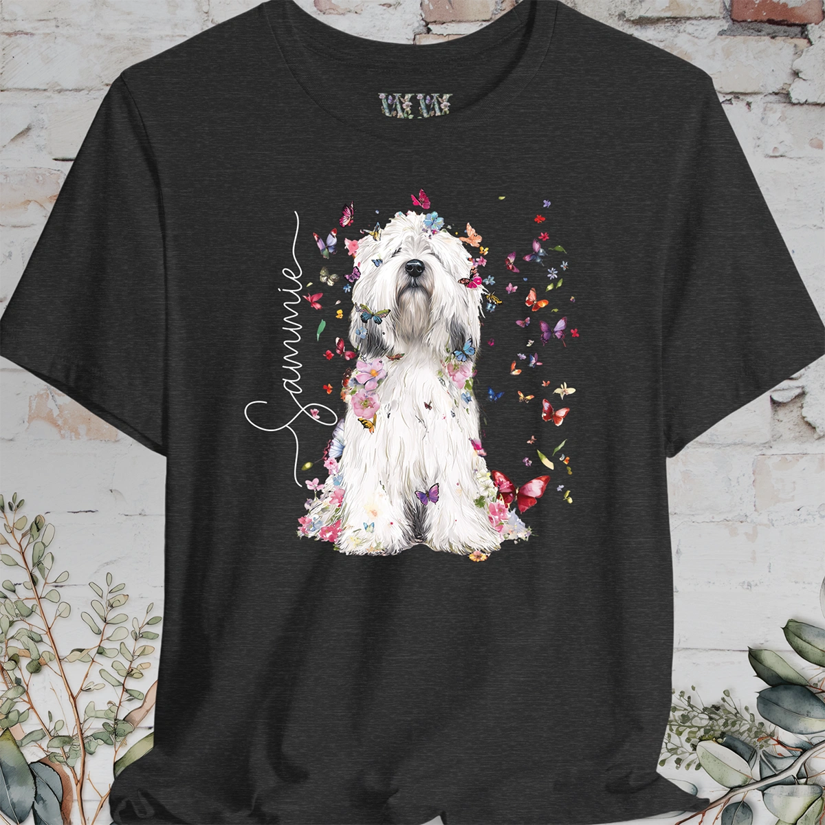 Coton de Tulear #1 Foral personalized T shirt
