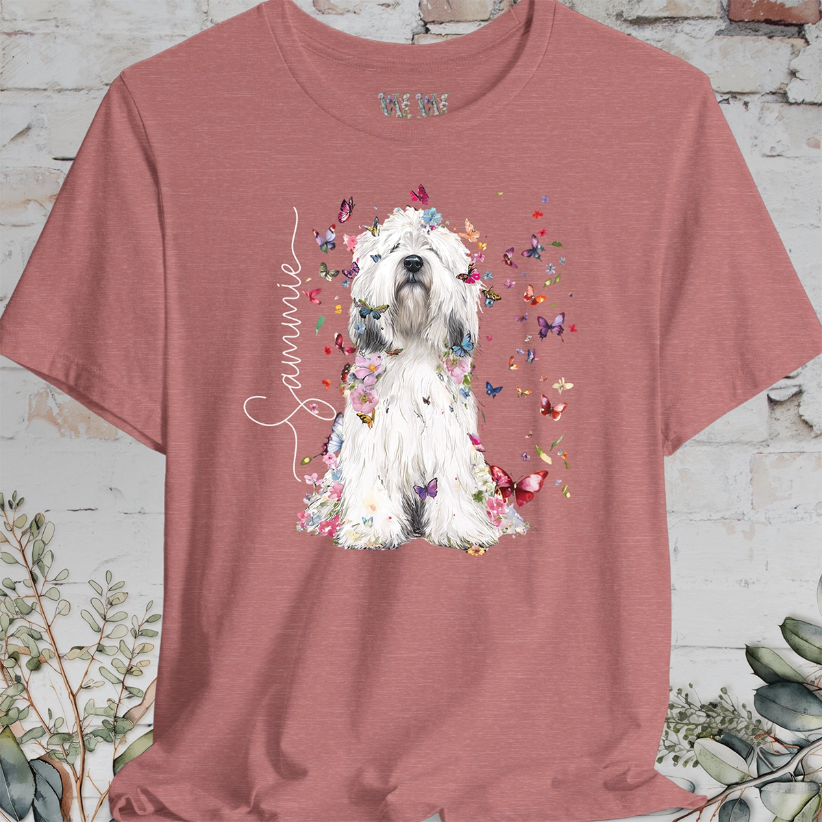 Coton de Tulear #1 Foral personalized T shirt