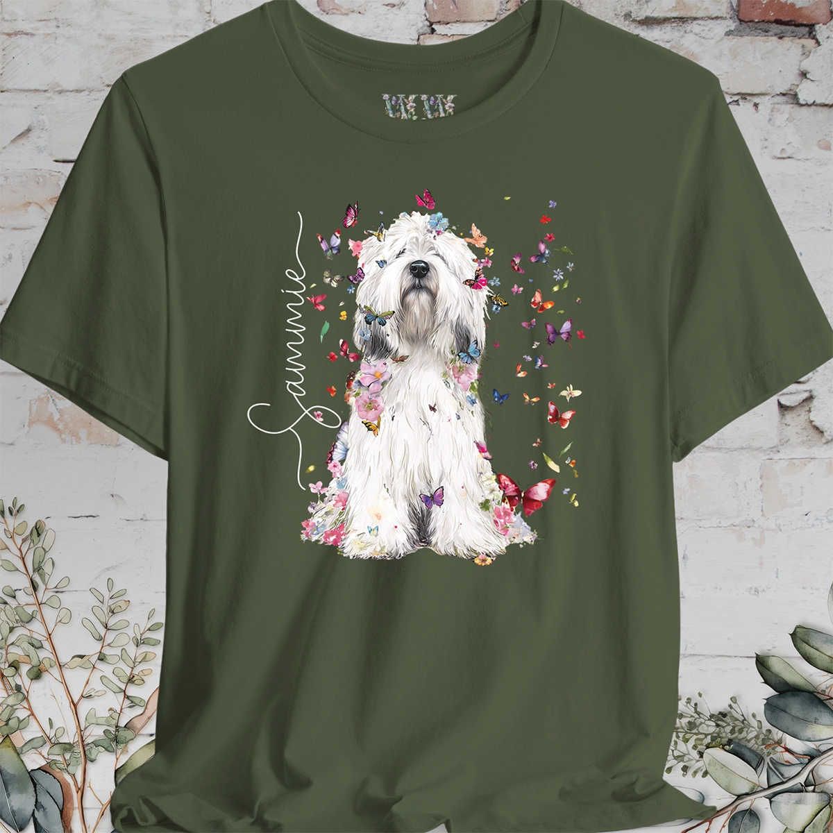 Coton de Tulear #1 Foral personalized T shirt