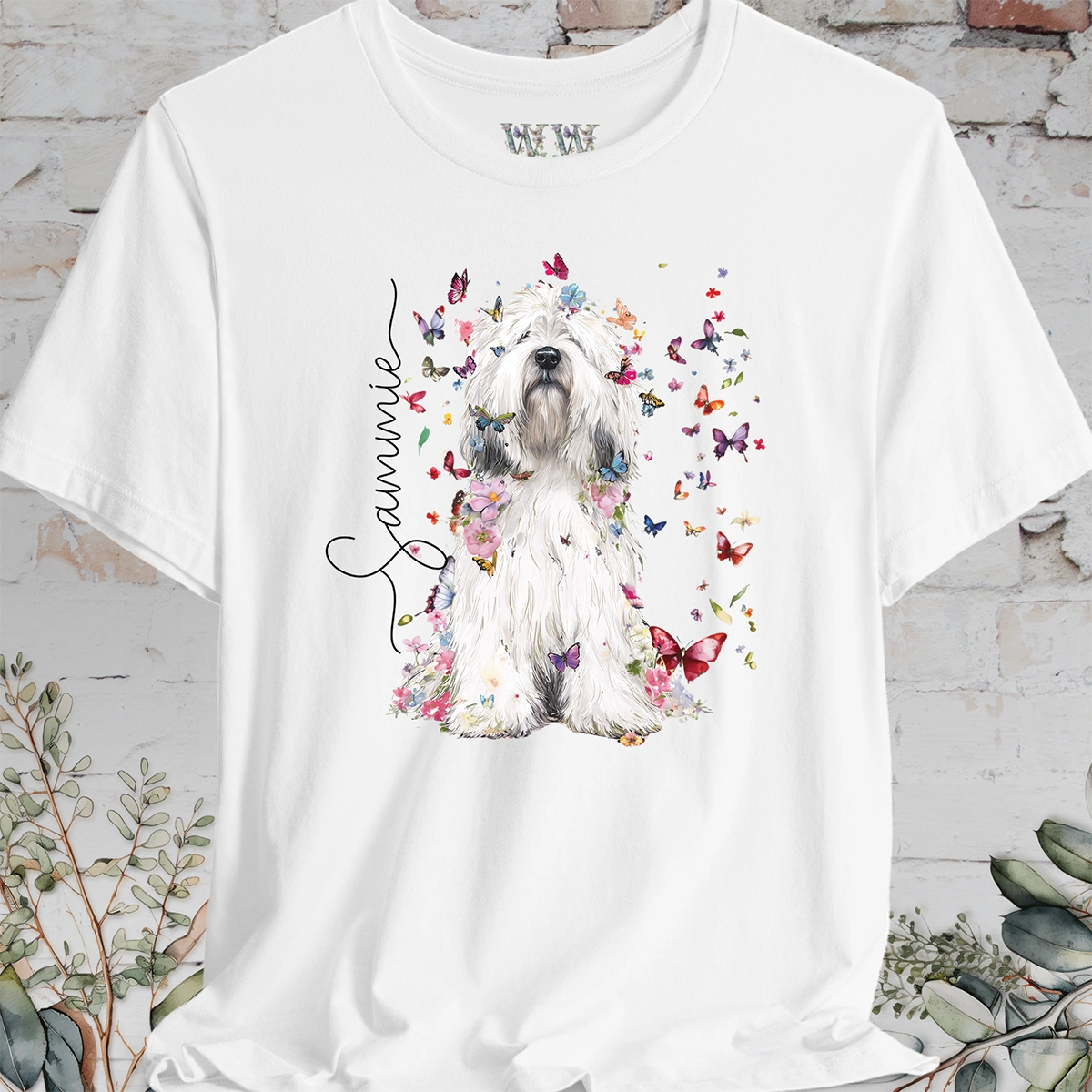 Coton de Tulear #1 Foral personalized T shirt