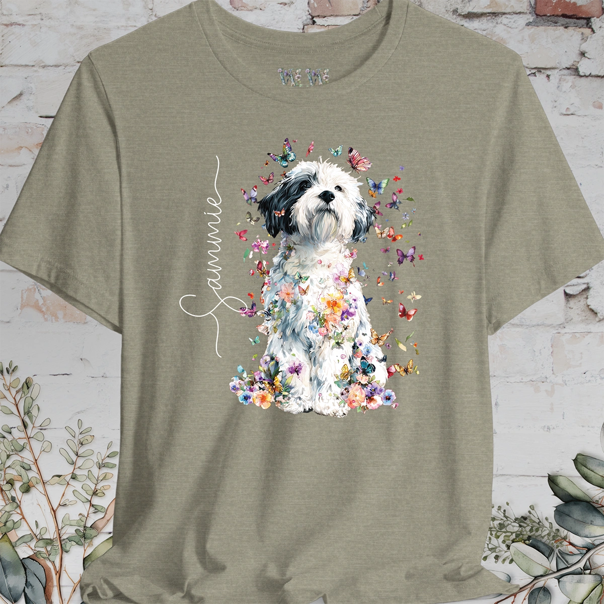 Coton de Tulear #2 Foral personalized T shirt