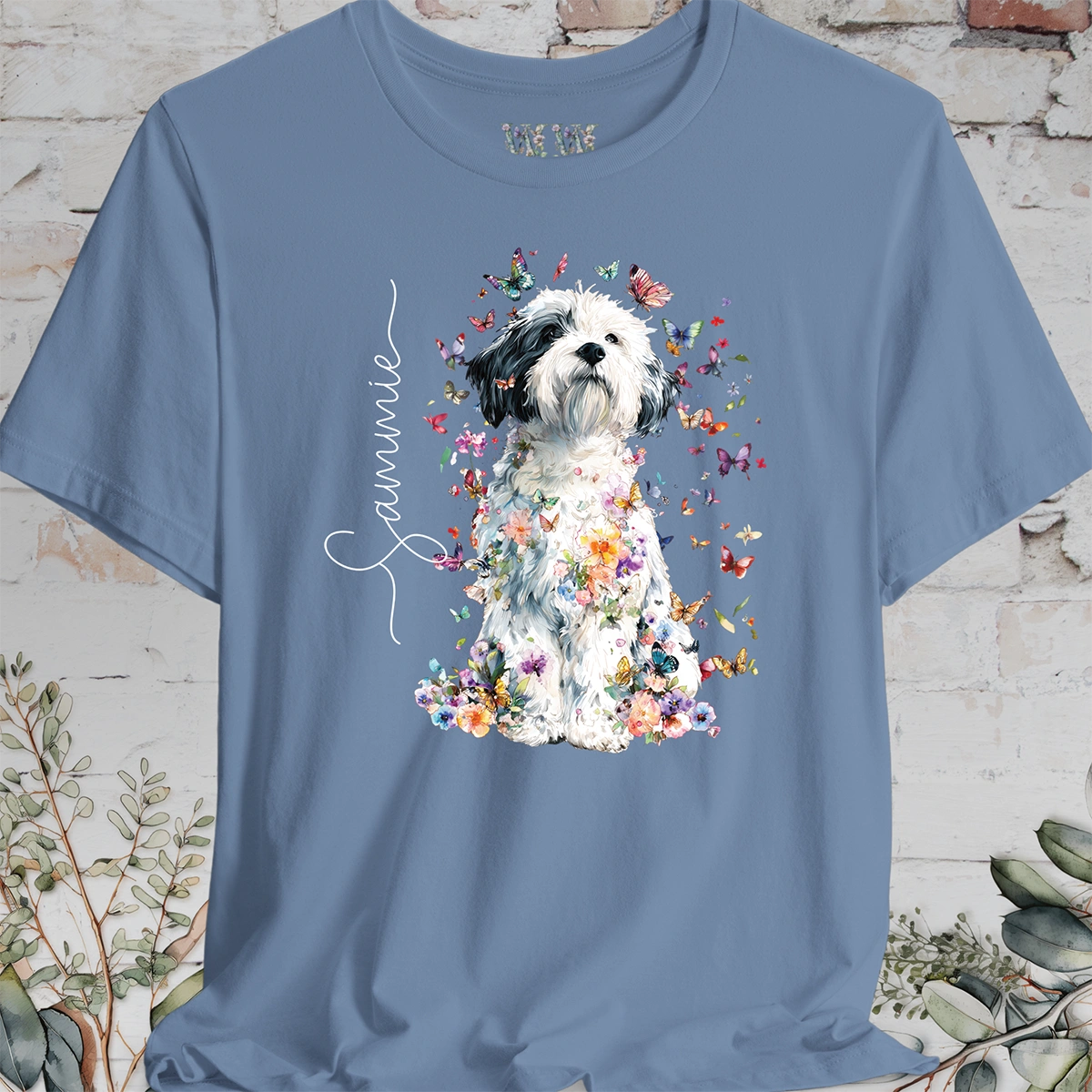 Coton de Tulear #2 Foral personalized T shirt