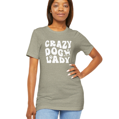 Crazy Dog Lady, Unisex T shirt