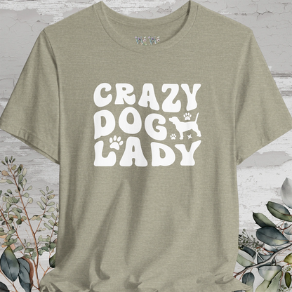 Crazy Dog Lady, Unisex T shirt