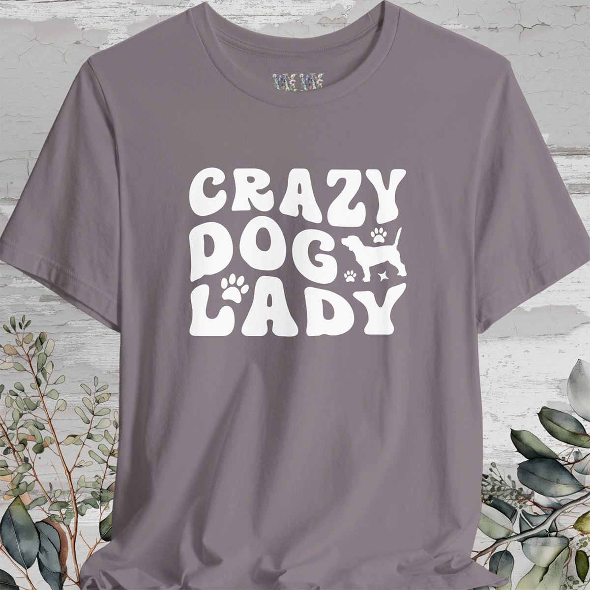 Crazy Dog Lady, Unisex T shirt