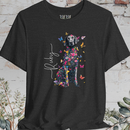 Curly Coated Retriever #1 Floral Personalized T shirt