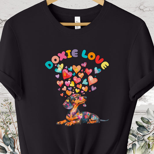 Dachshund 'Doxie Love' T shirt