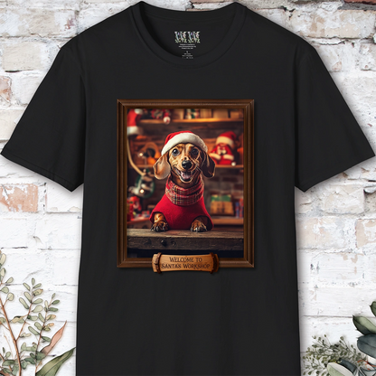 Dachshund #2 Santa's Workshop Unisex T shirt