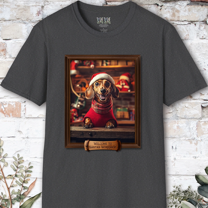 Dachshund #2 Santa's Workshop Unisex T shirt