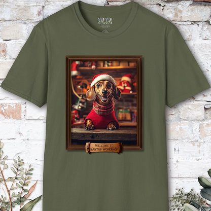 Dachshund #2 Santa's Workshop Unisex T shirt