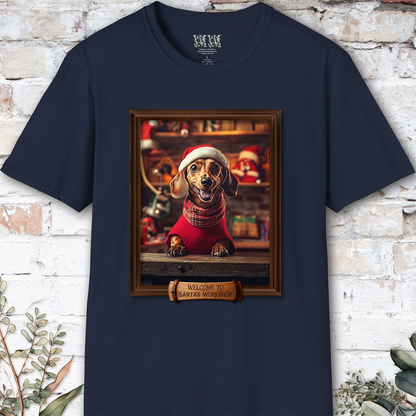 Dachshund #2 Santa's Workshop Unisex T shirt