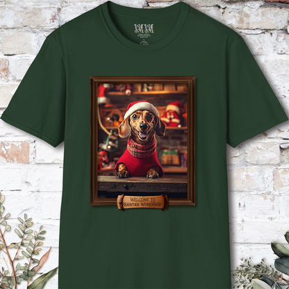 Dachshund #2 Santa's Workshop Unisex T shirt