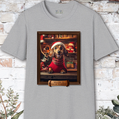 Dachshund #2 Santa's Workshop Unisex T shirt