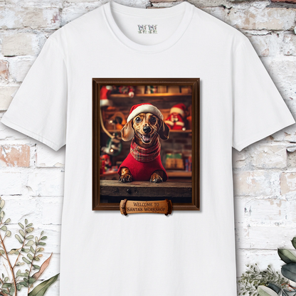 Dachshund #2 Santa's Workshop Unisex T shirt