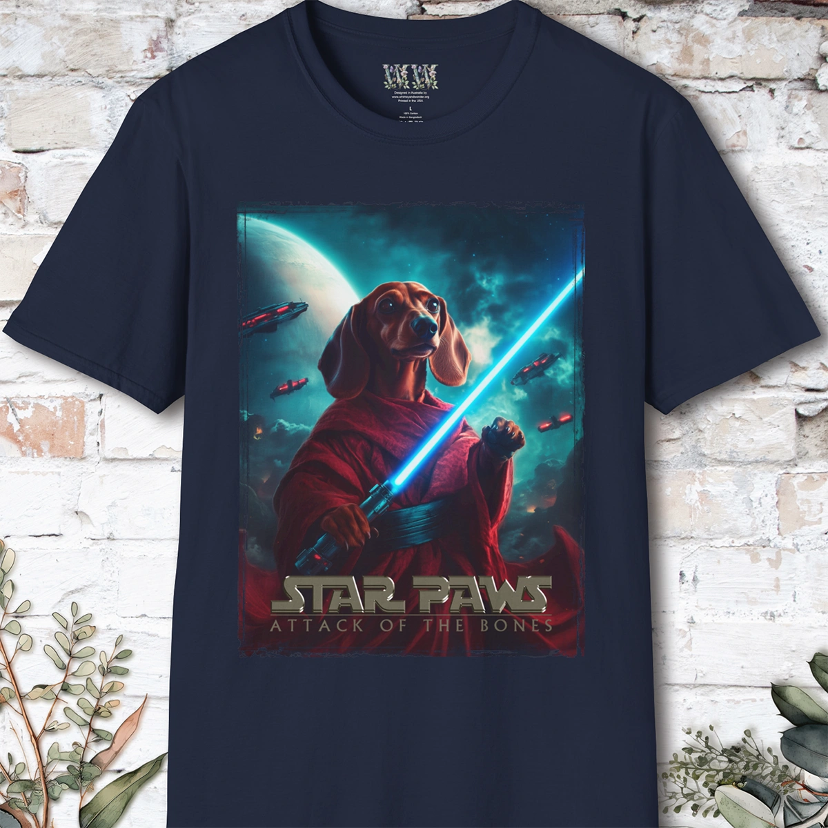 Dachshund #1 Star Paws Unisex T shirt
