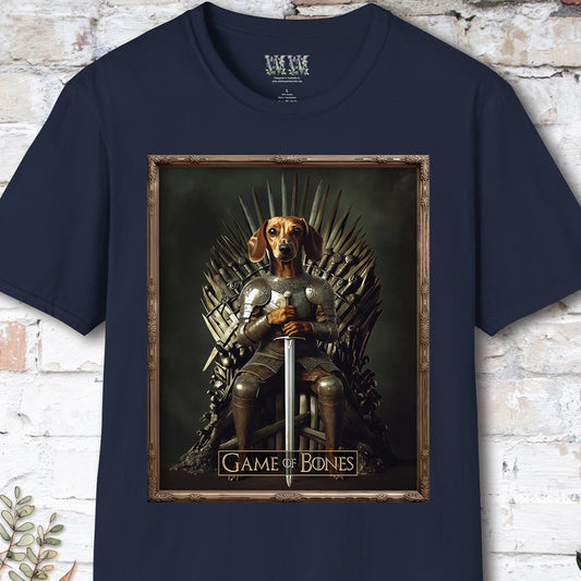Dachshund #2, Game of Bones, Unisex T shirt