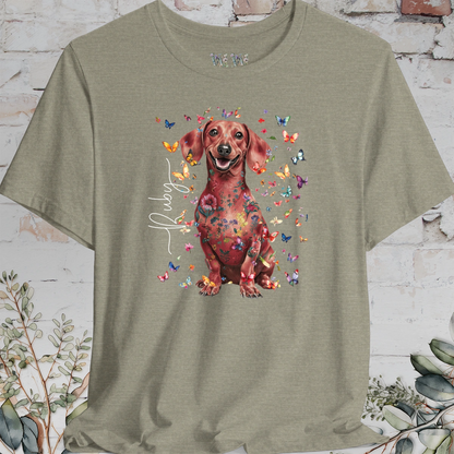 Dachshund #6 Floral Personalized T shirt