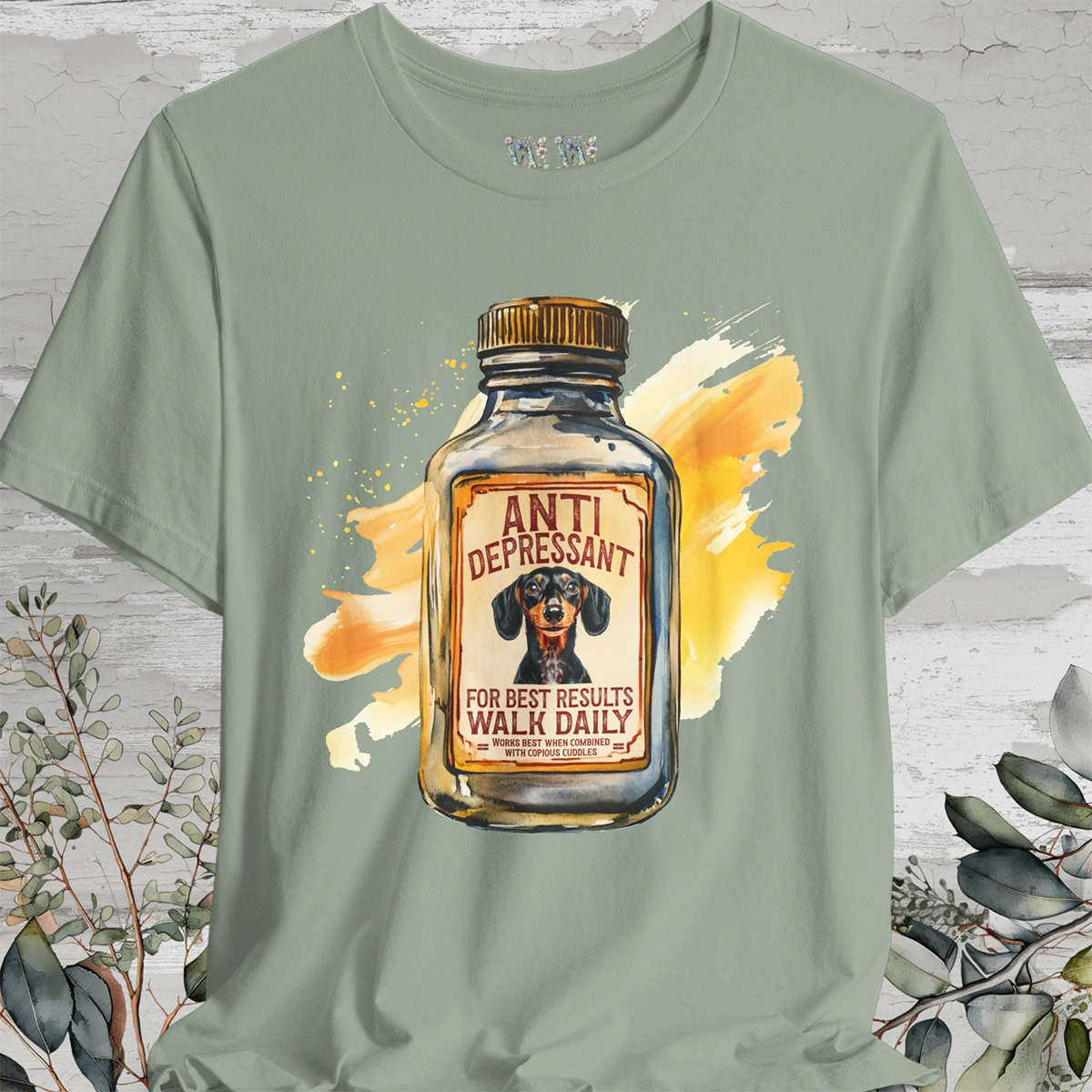Dachshund Antidepressant T shirt